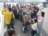 兵庫運河の歴史から大輪田橋の成り立ちを説明しています。