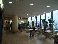 平成20年6月に改装したばかりの「朝潮橋PA」(阪神高速大阪港線)の見学。新しく大変クリーンでした。