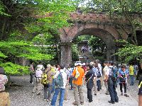 ・南禅寺境内に悠然と構える水路閣。その美しさに全員が感動しました。
